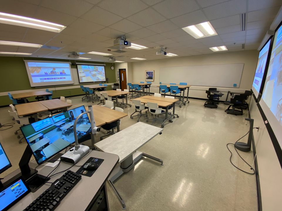A "premium" active learning classroom 